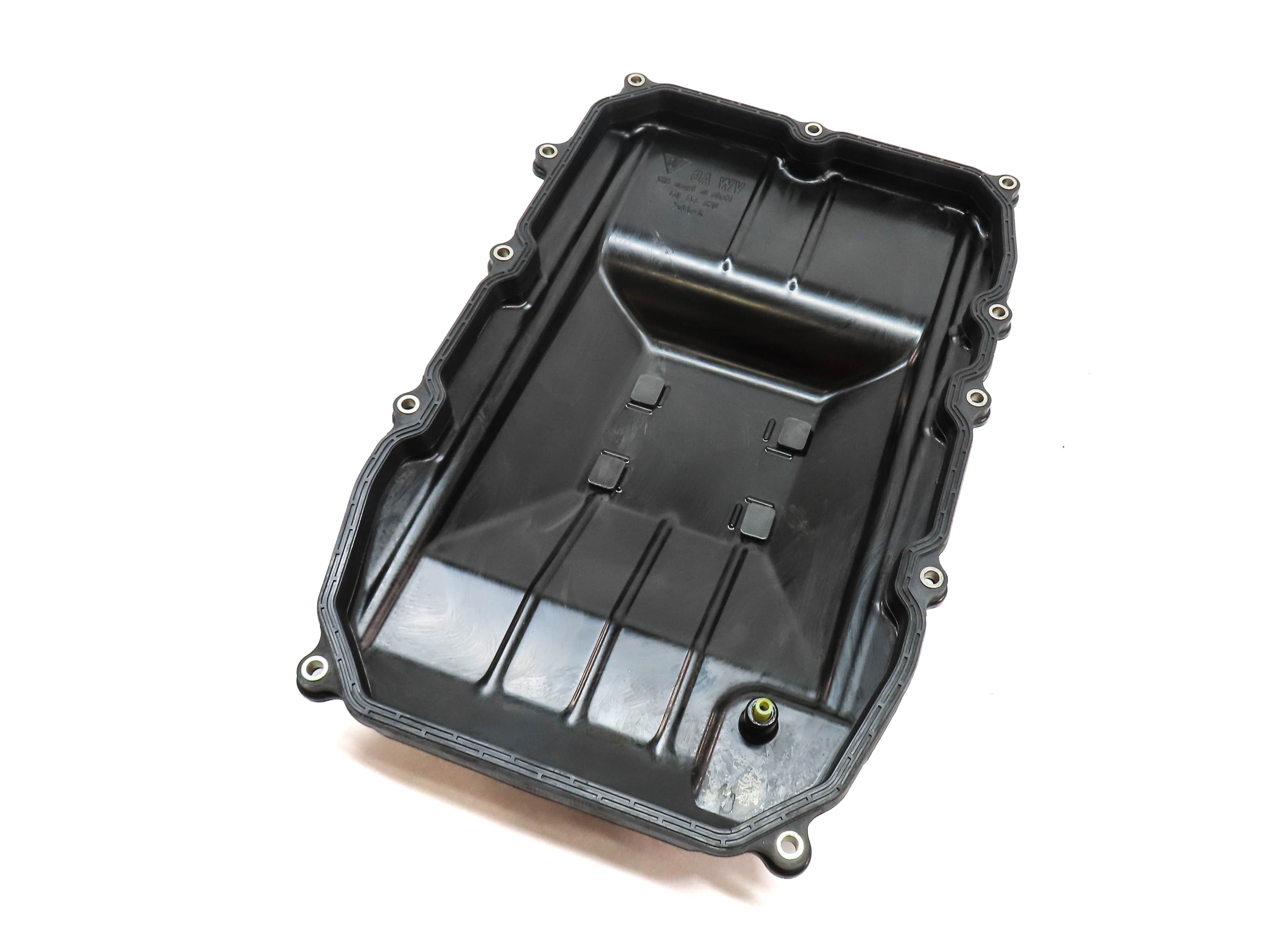 11-18 PORSCHE CAYENNE PANAMERA (958 970 G1) 3.0L HYBRID TRANSMISSION OIL PAN — exact item pictured